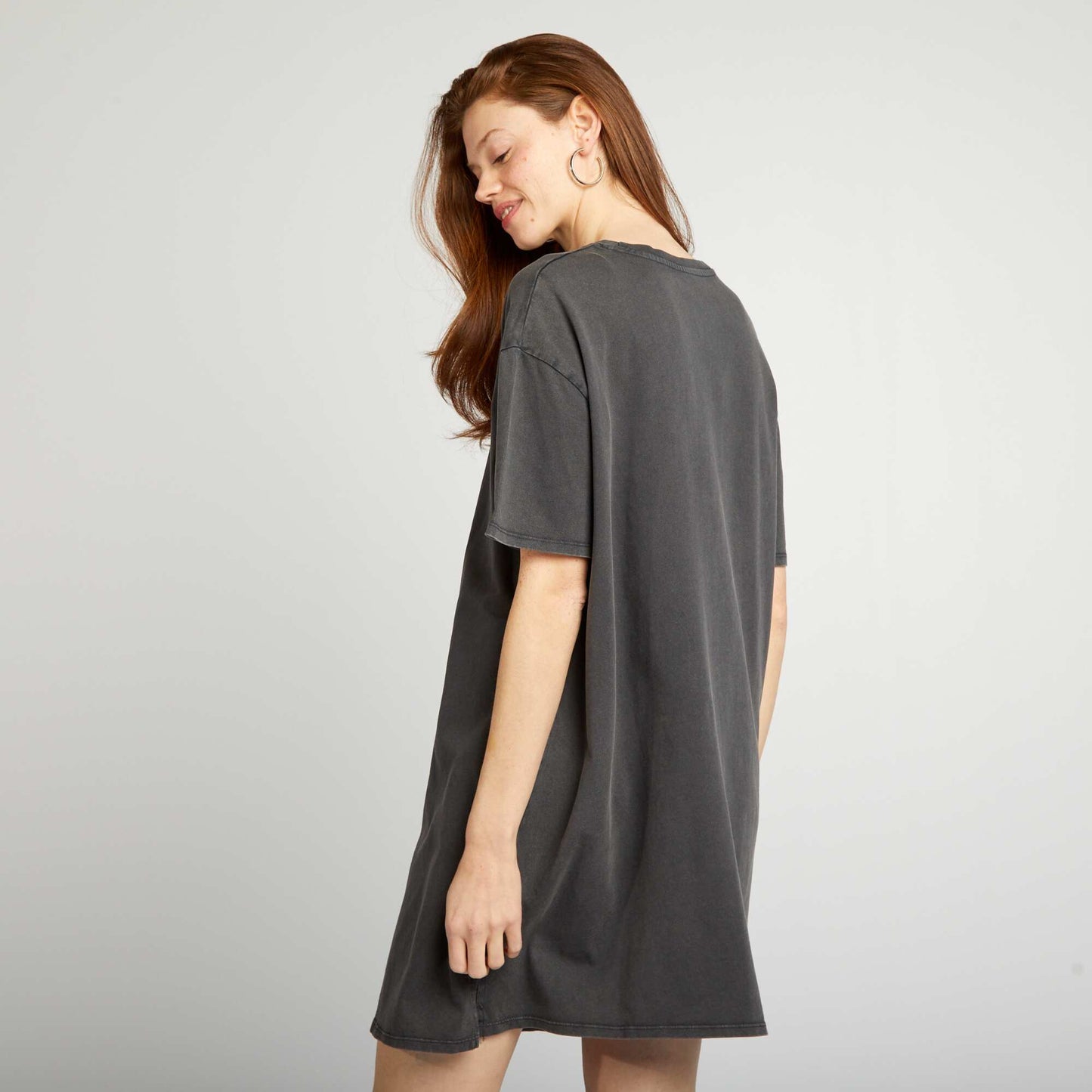 Robe t-shirt Noir