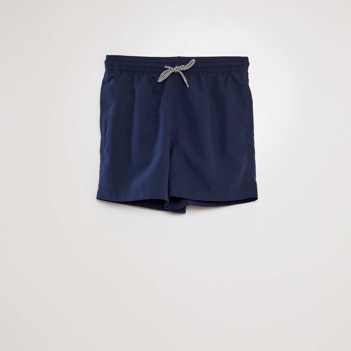 Short de bain uni Marine