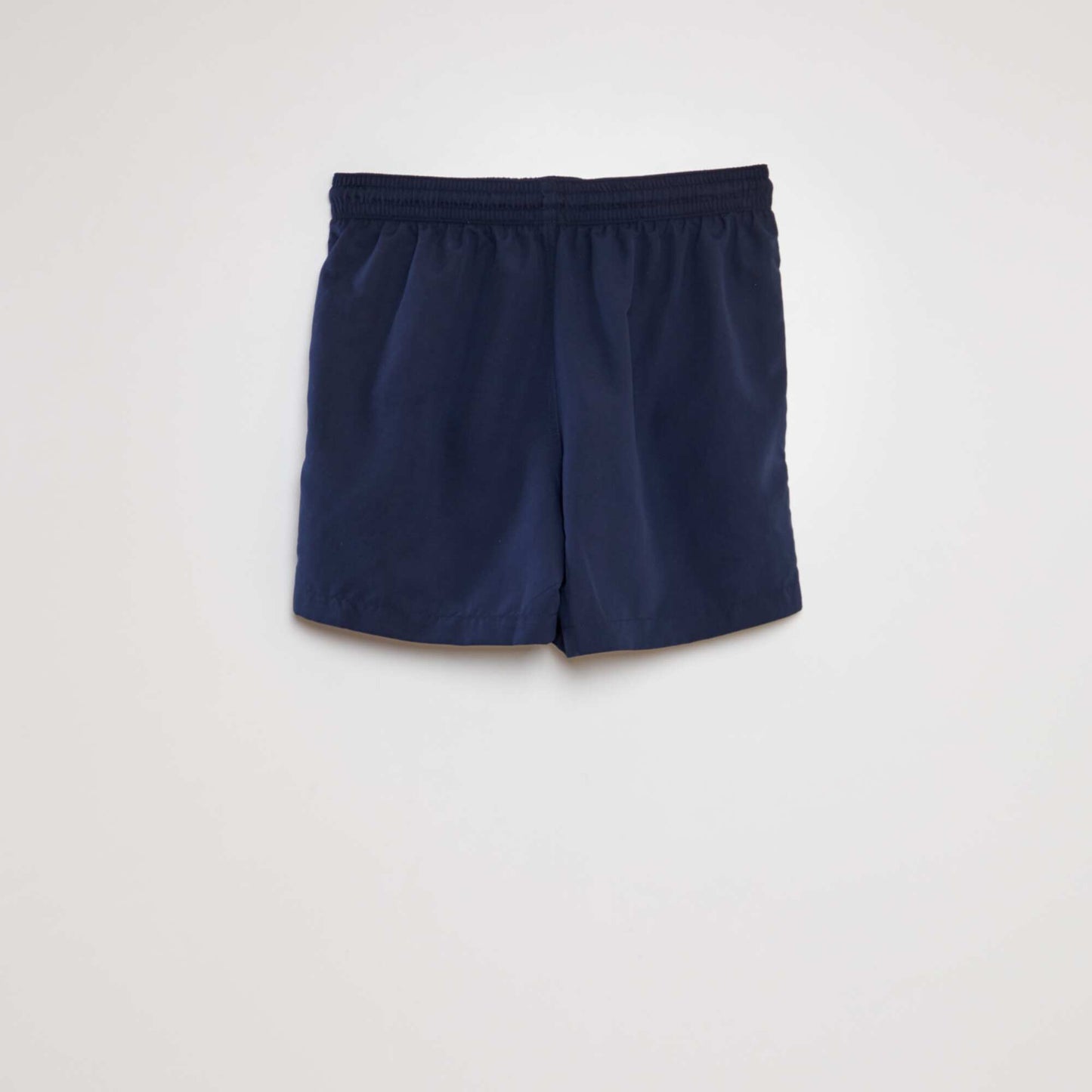 Short de bain uni Marine