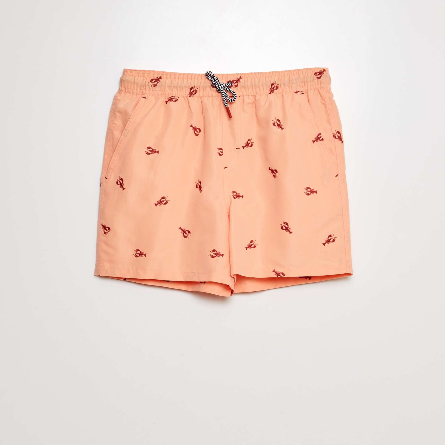 Short de bain   motif Orange rose