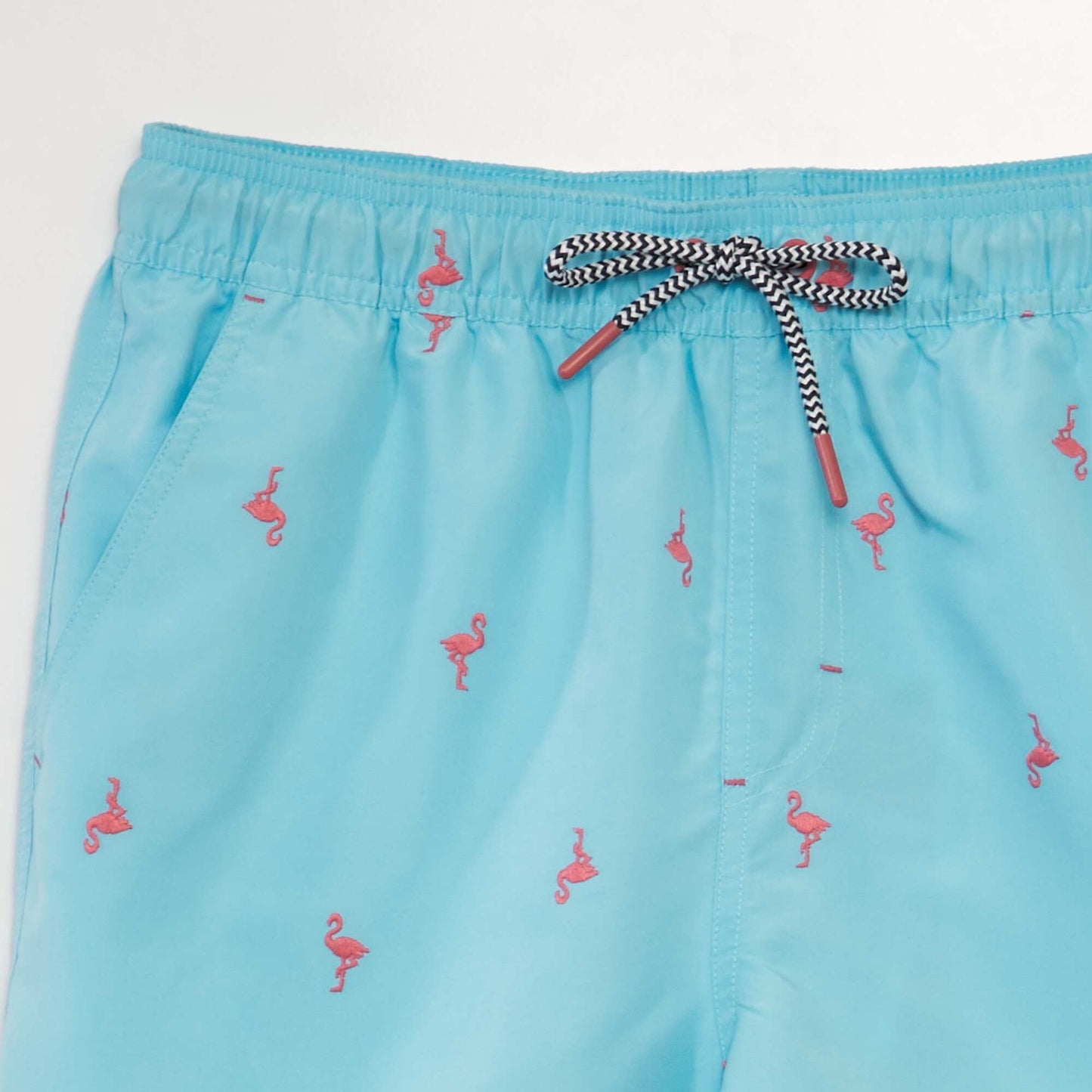 Short de bain   motif Bleu