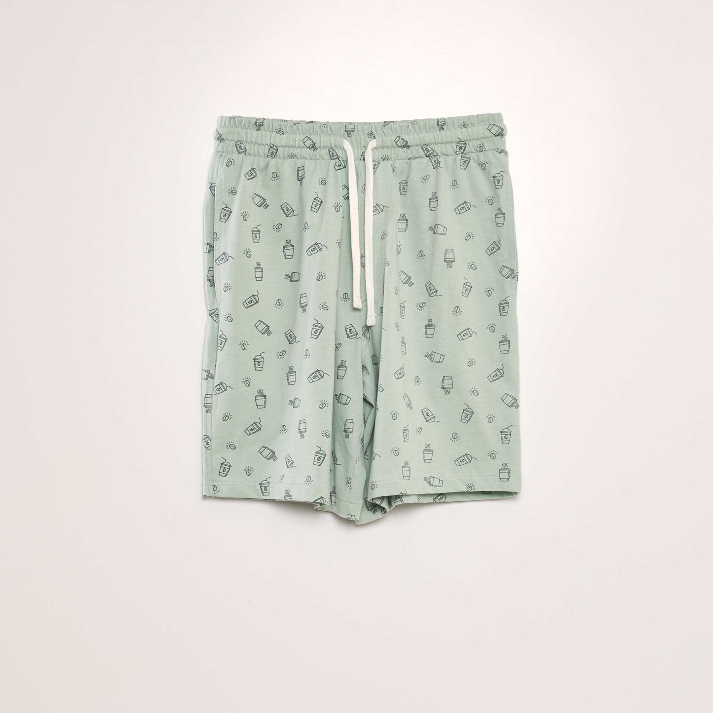 Lot de 2 shorts en jersey Vert