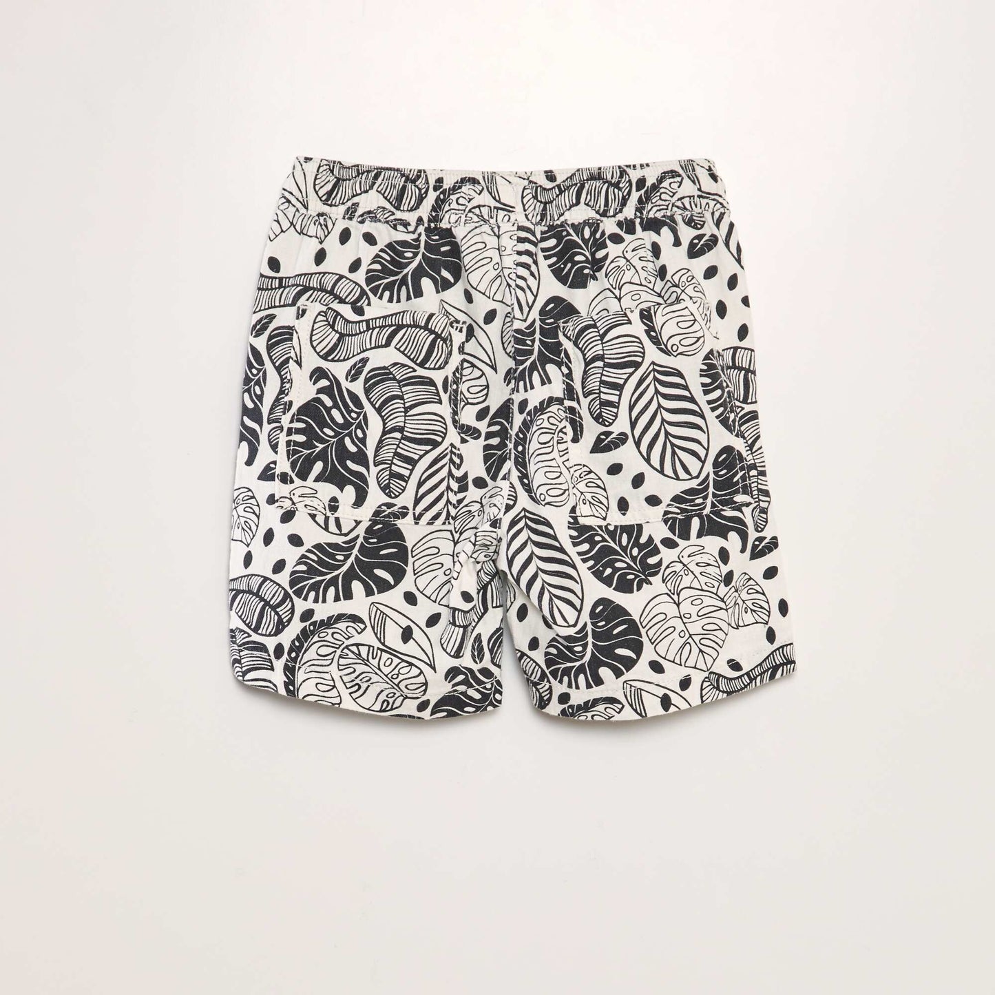 Short de bain imprim Noir/blanc