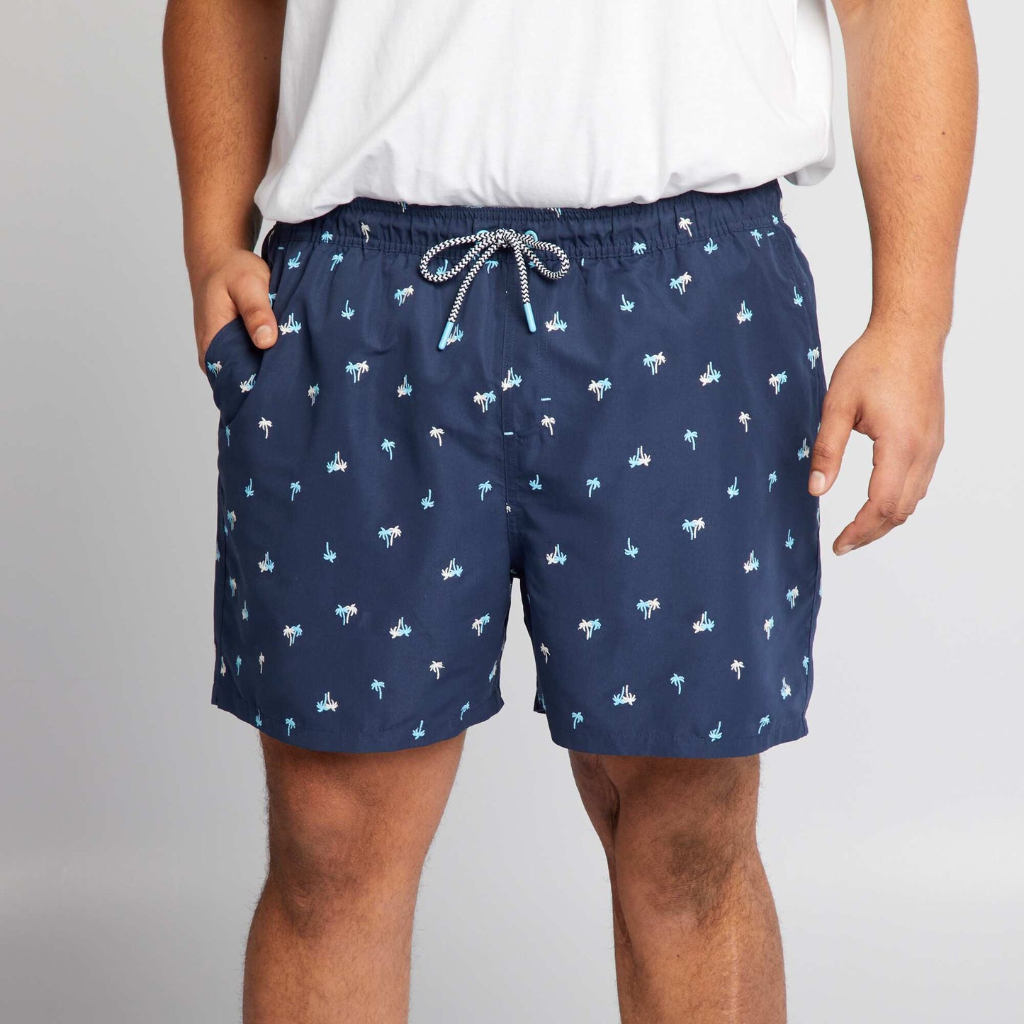 Short de bain Bleu