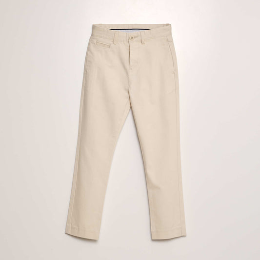 Pantalon chino Beige