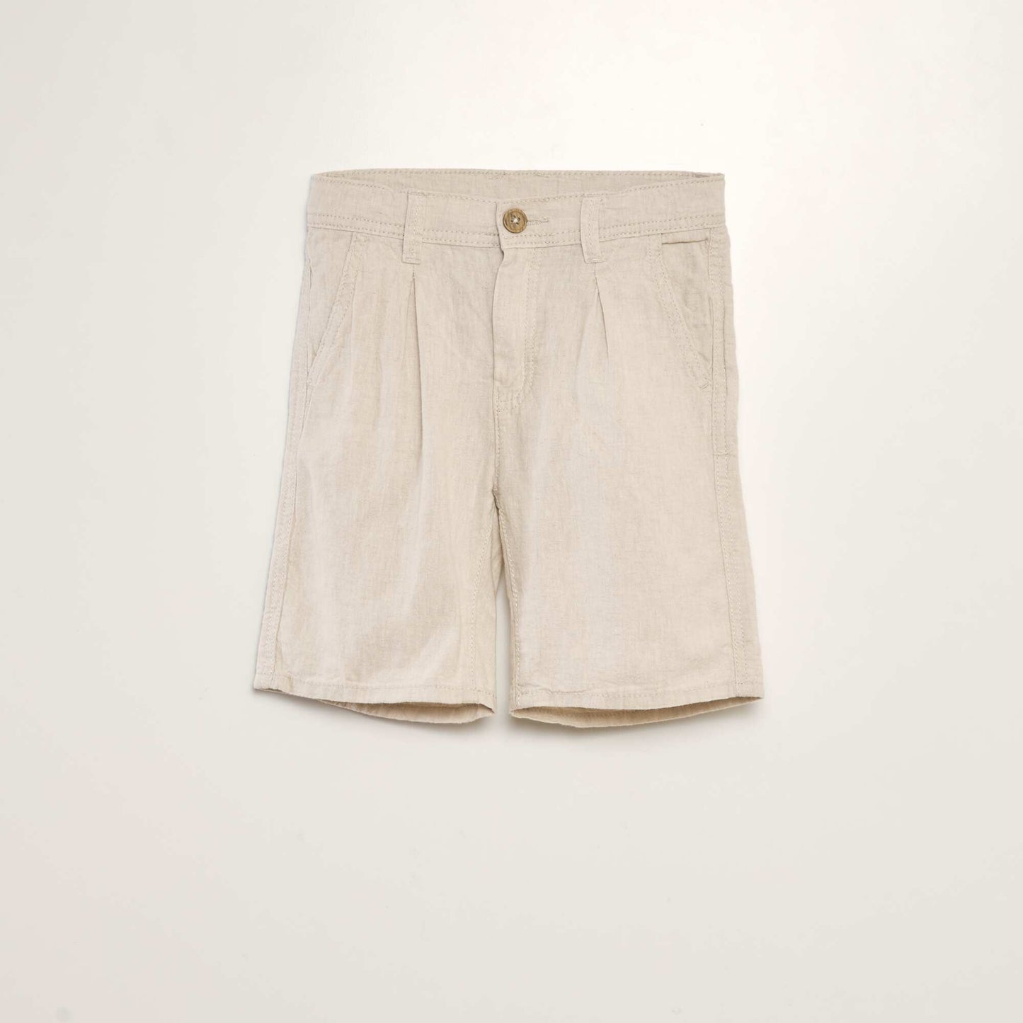 Bermuda chino en twill Beige