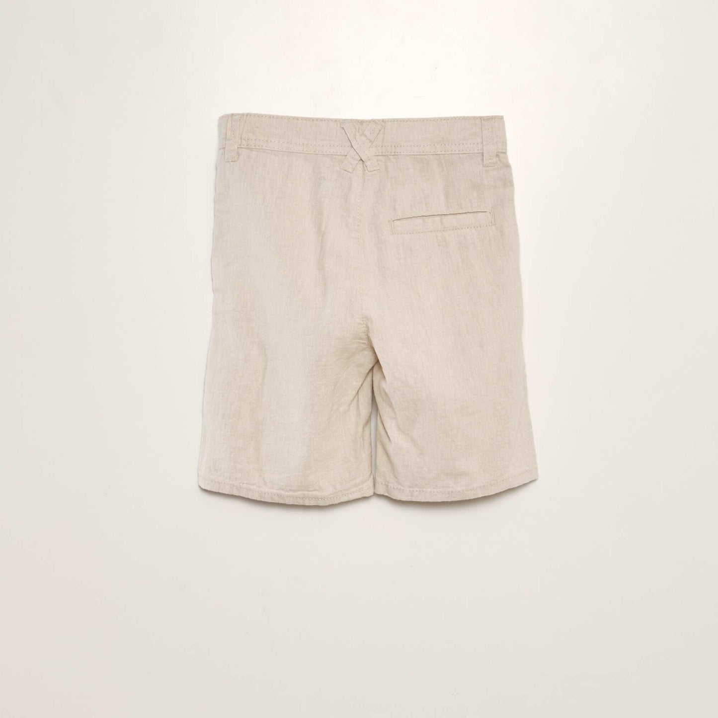 Bermuda chino en twill Beige