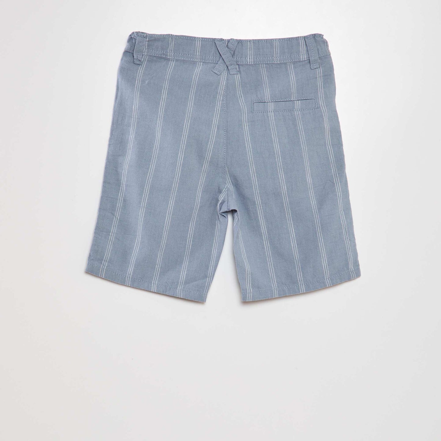 Bermuda chino en twill Bleu