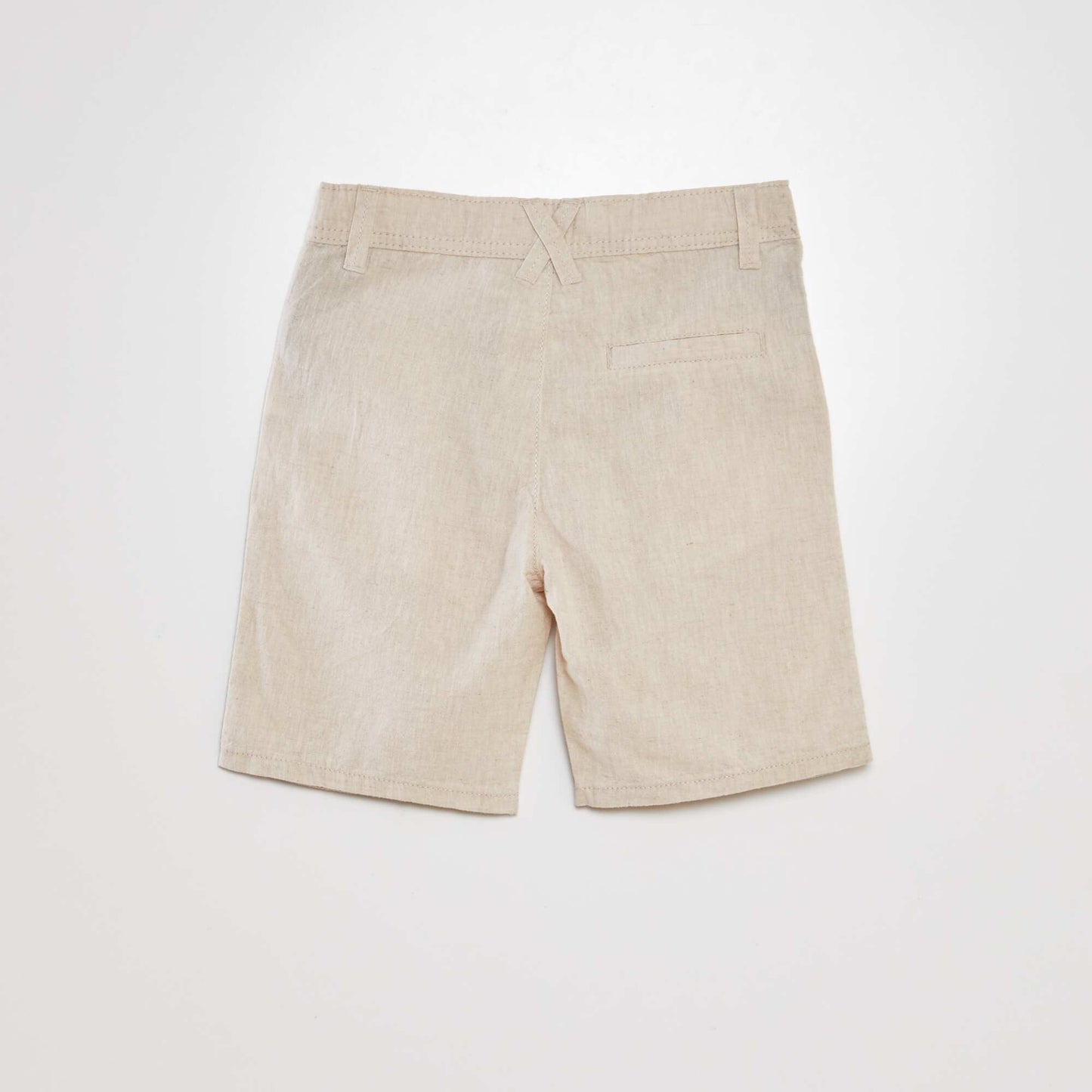 Bermuda chino en twill Beige