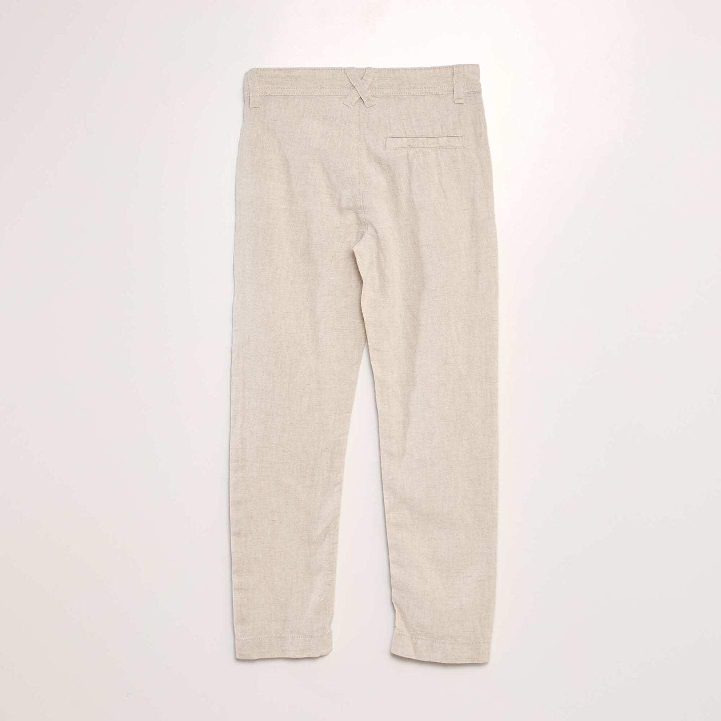 Pantalon chino l ger Beige