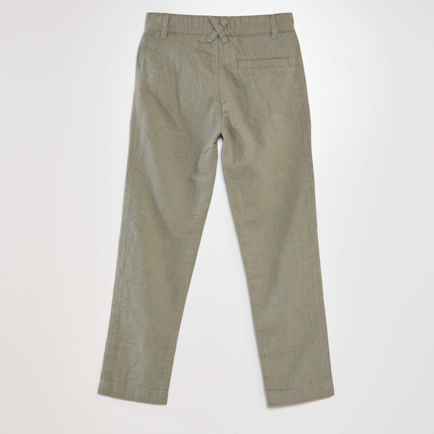 Pantalon chino l ger Vert