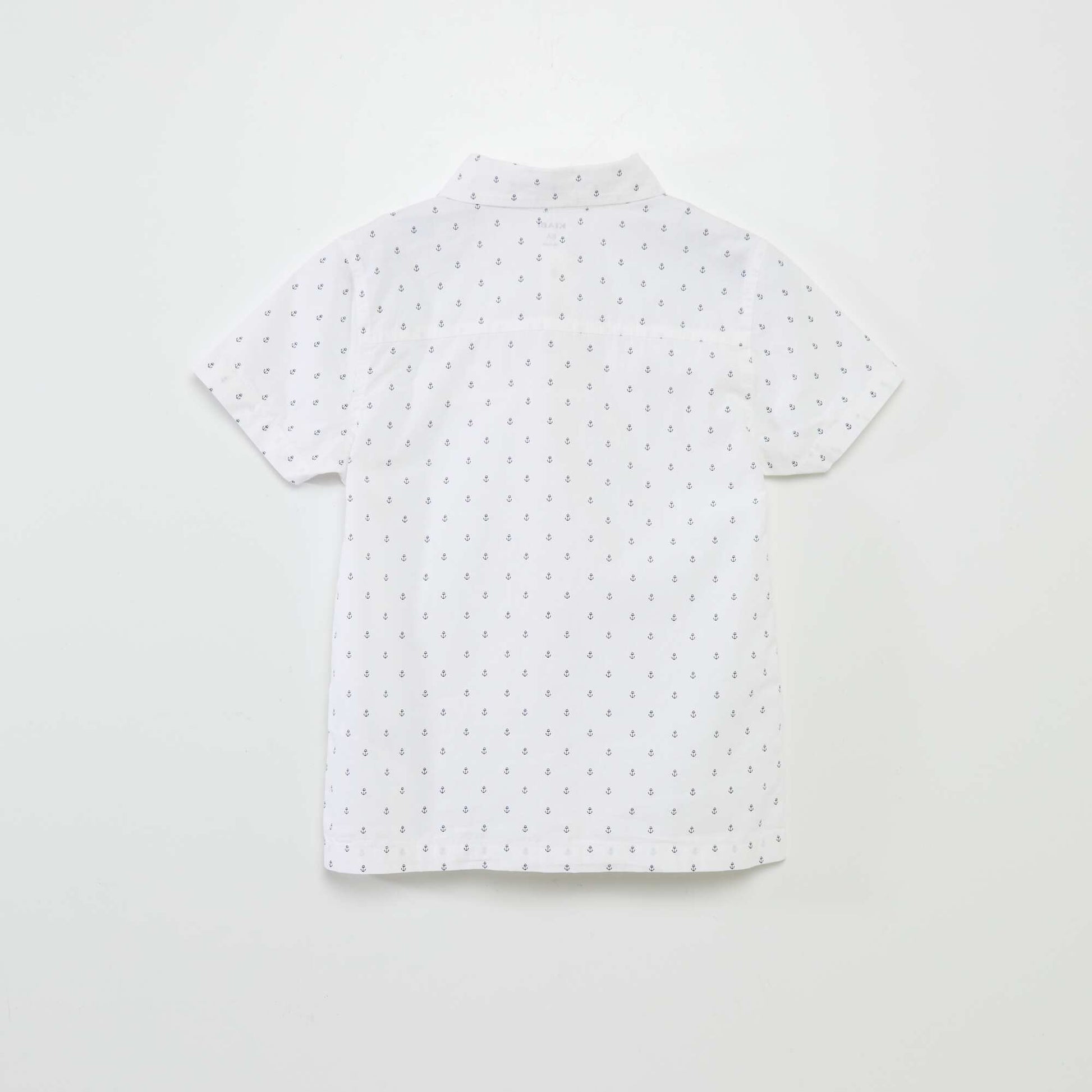 Chemise manches courtes Blanc