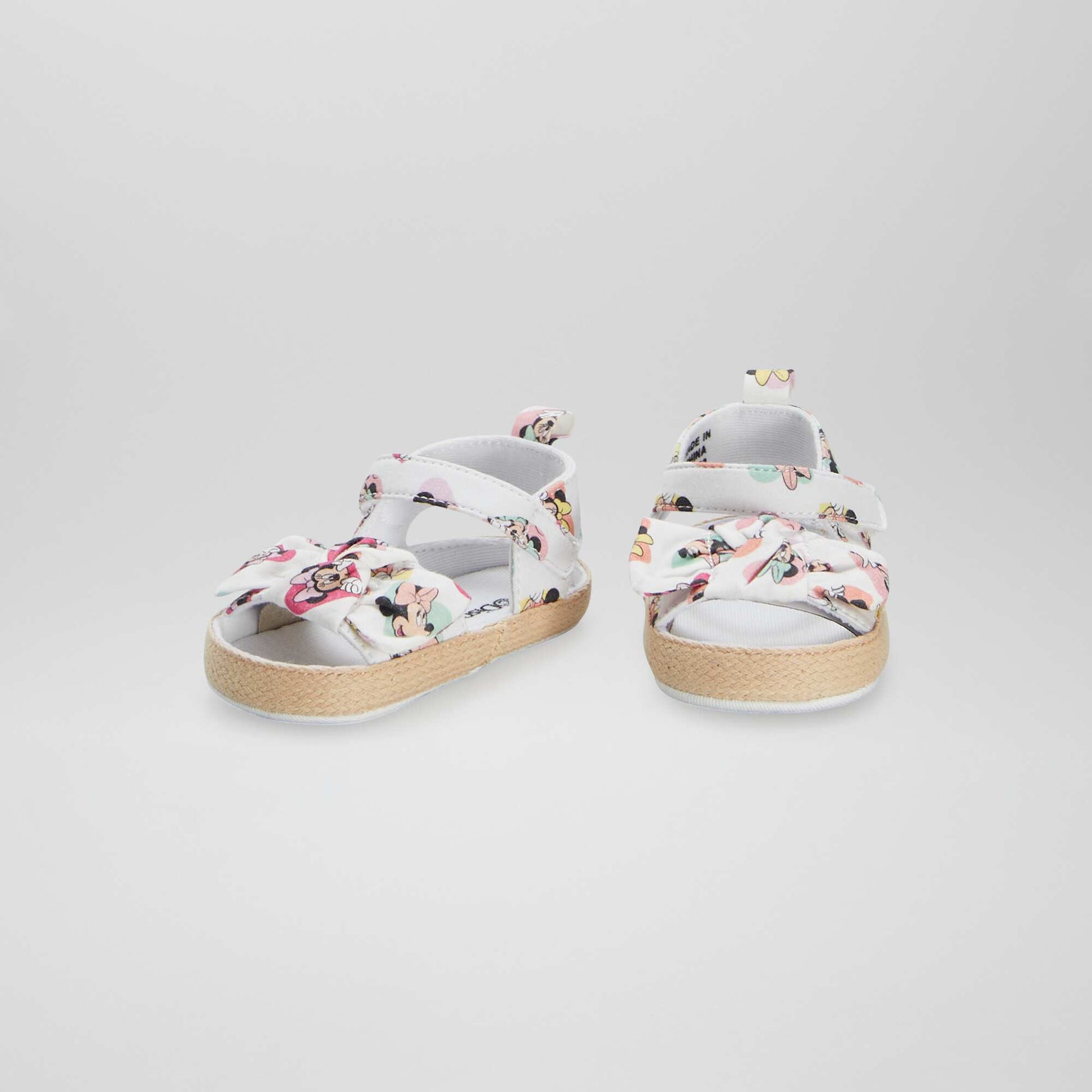 Sandales n ud 'Minnie' Blanc