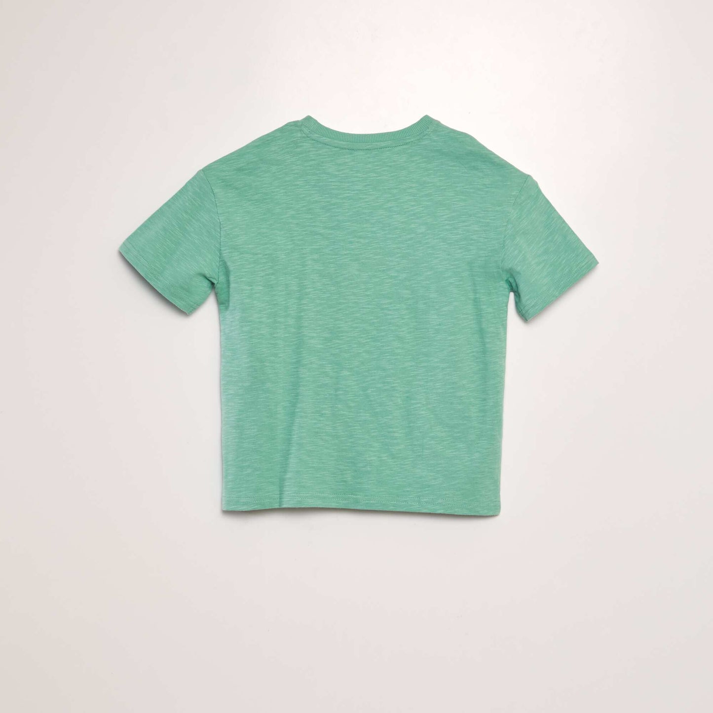 T-shirt large col rond Vert