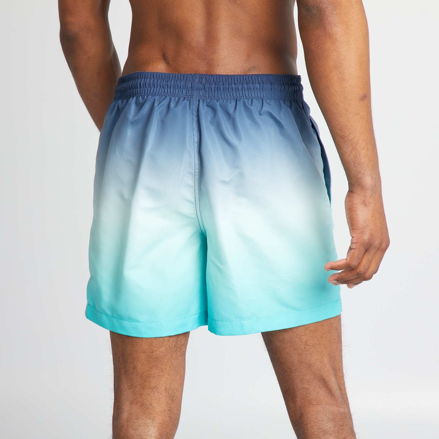 Short de bain tie and dye Bleu