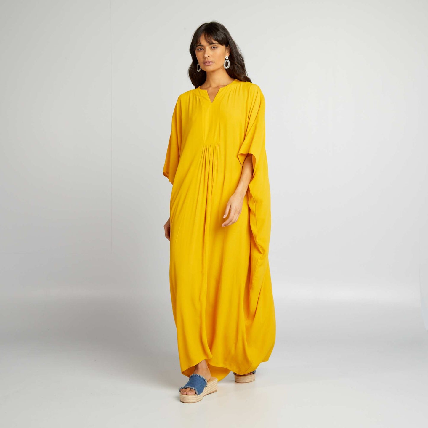 Robe type djellaba Jaune