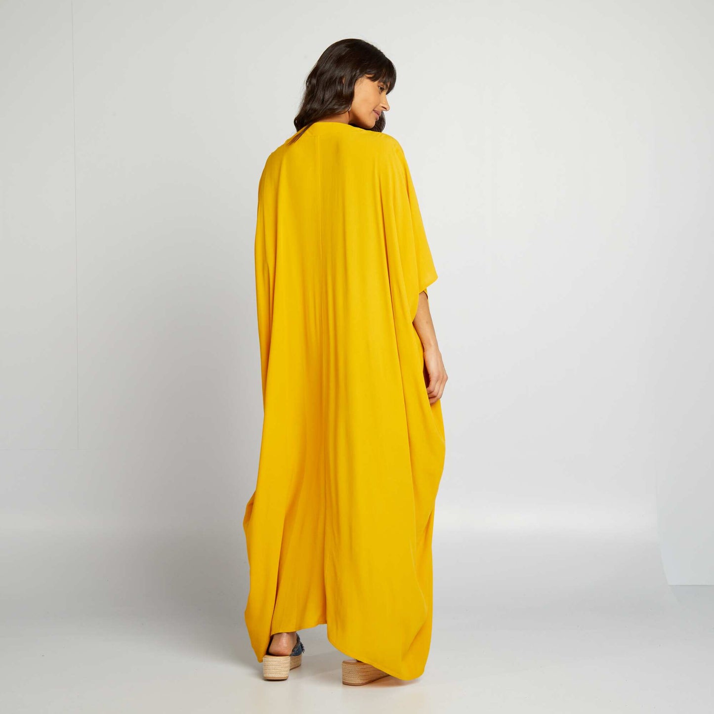 Robe type djellaba Jaune