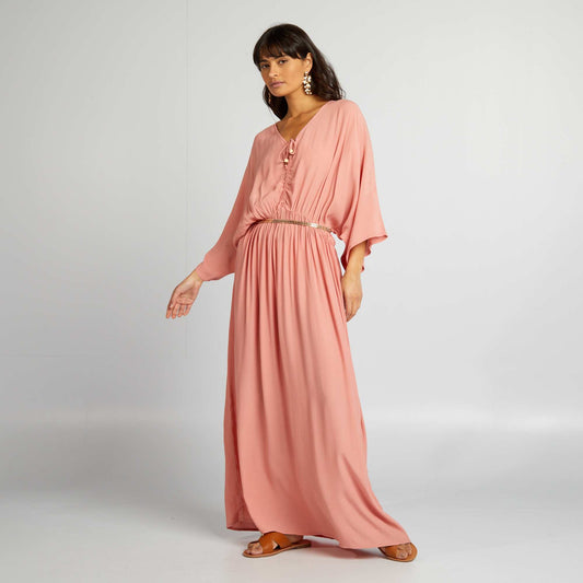 Robe longue Rose