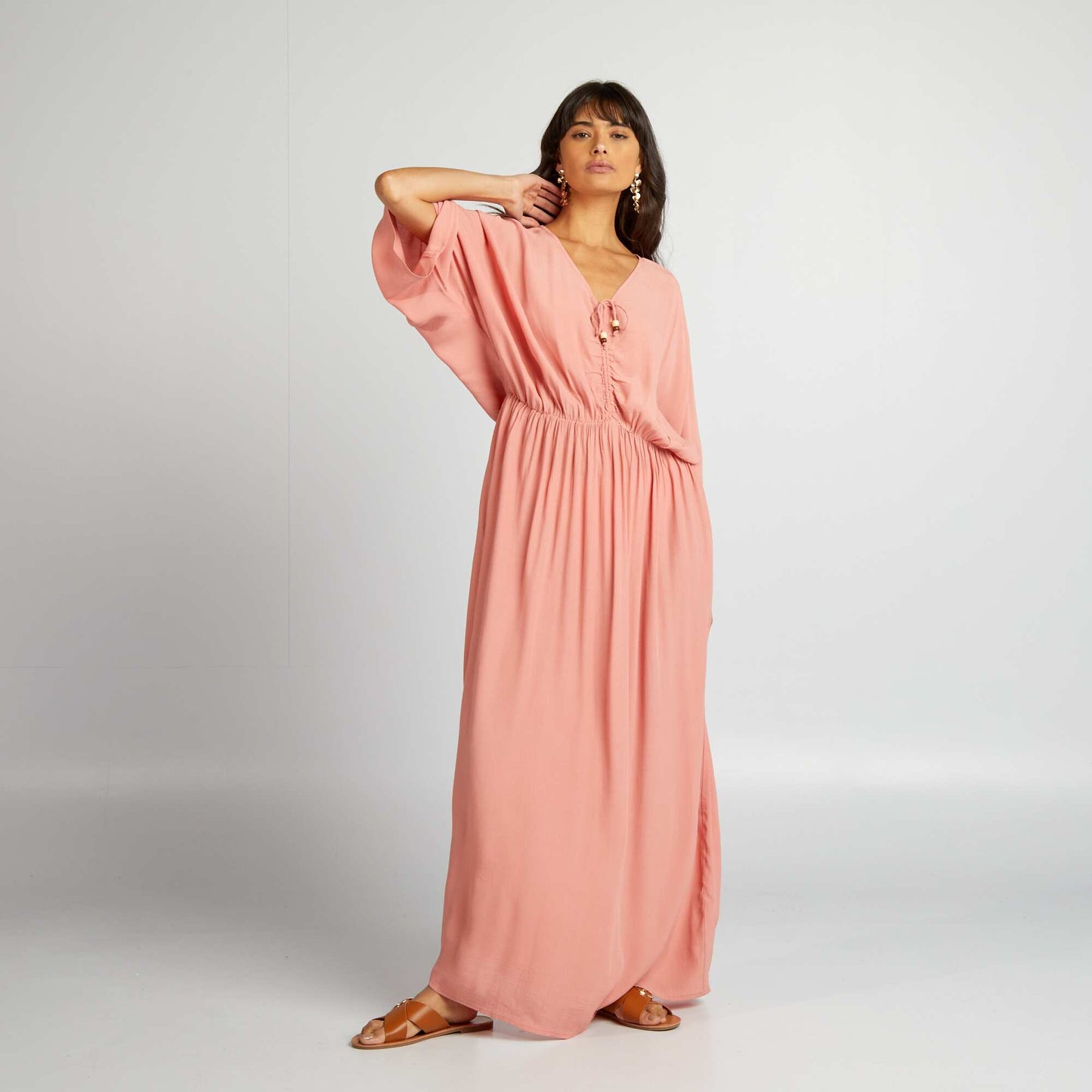 Robe longue Rose