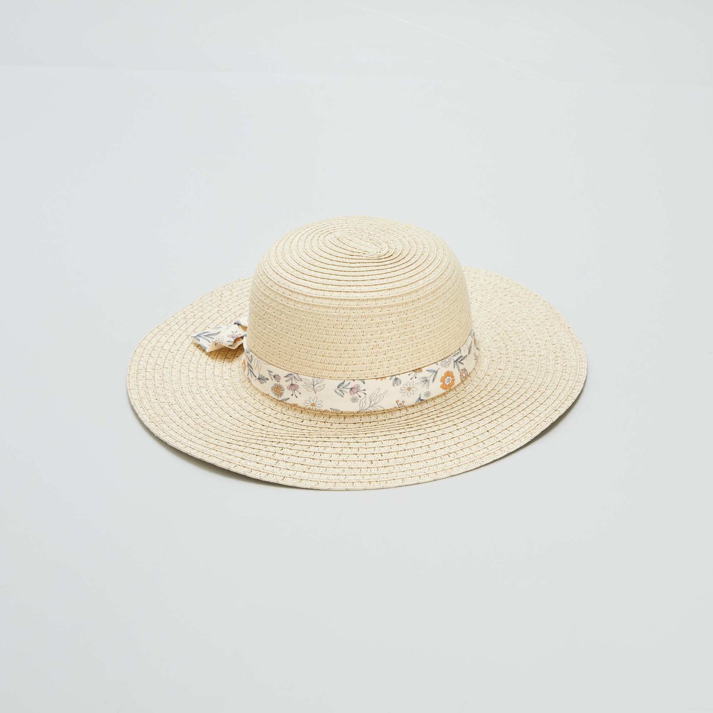 Chapeau capeline paillet  Beige