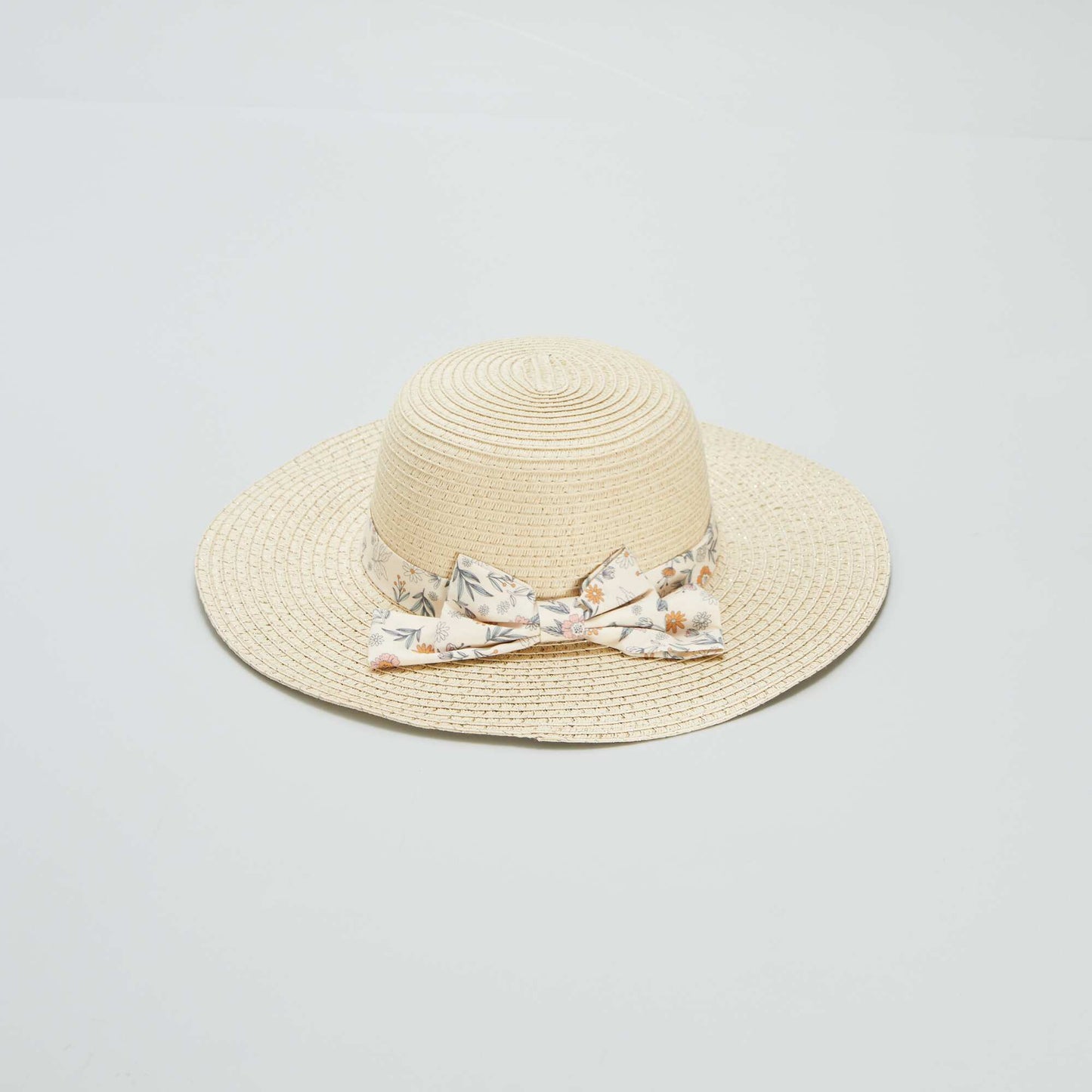 Chapeau capeline paillet  Beige