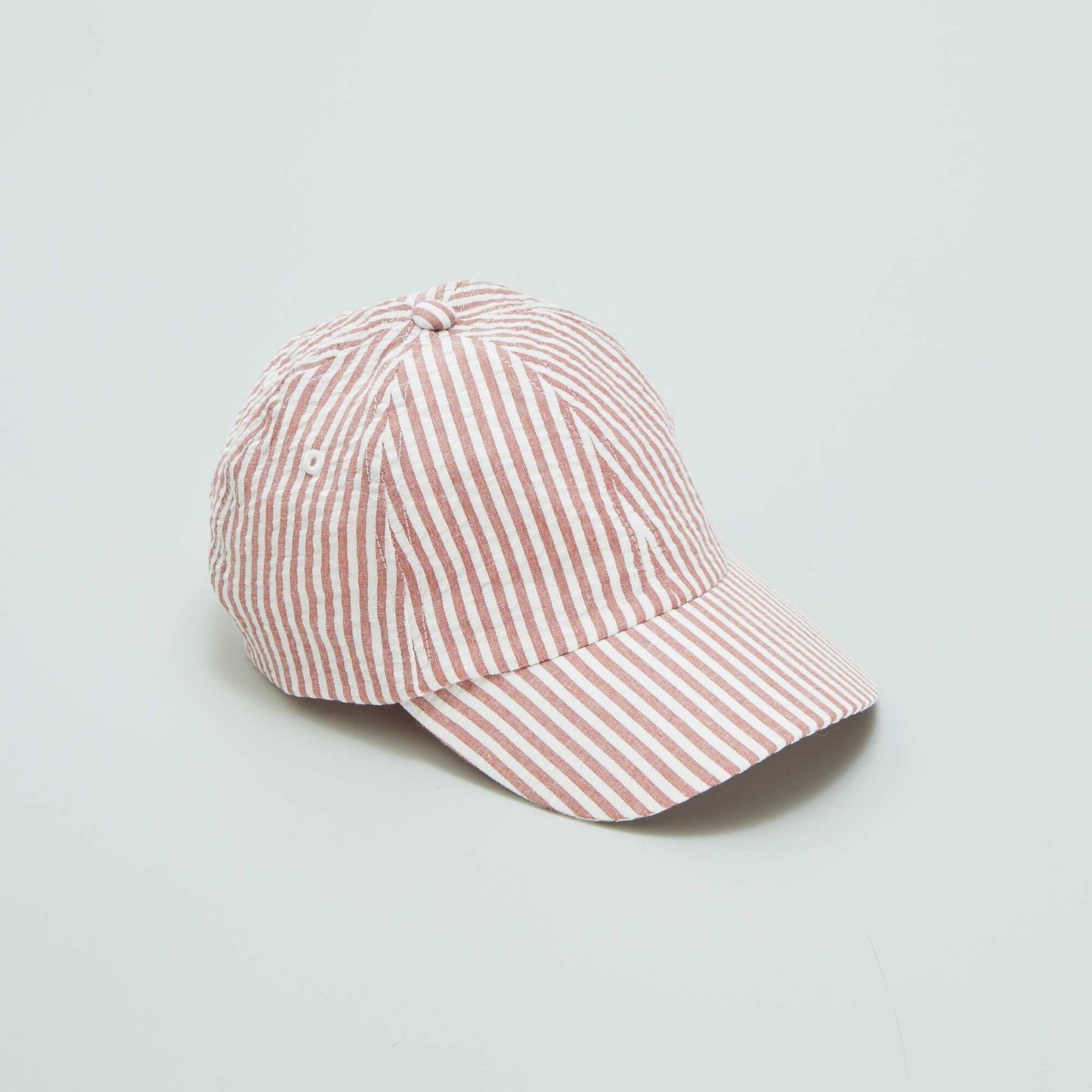 Casquette ray e avec broderie voilier Beige