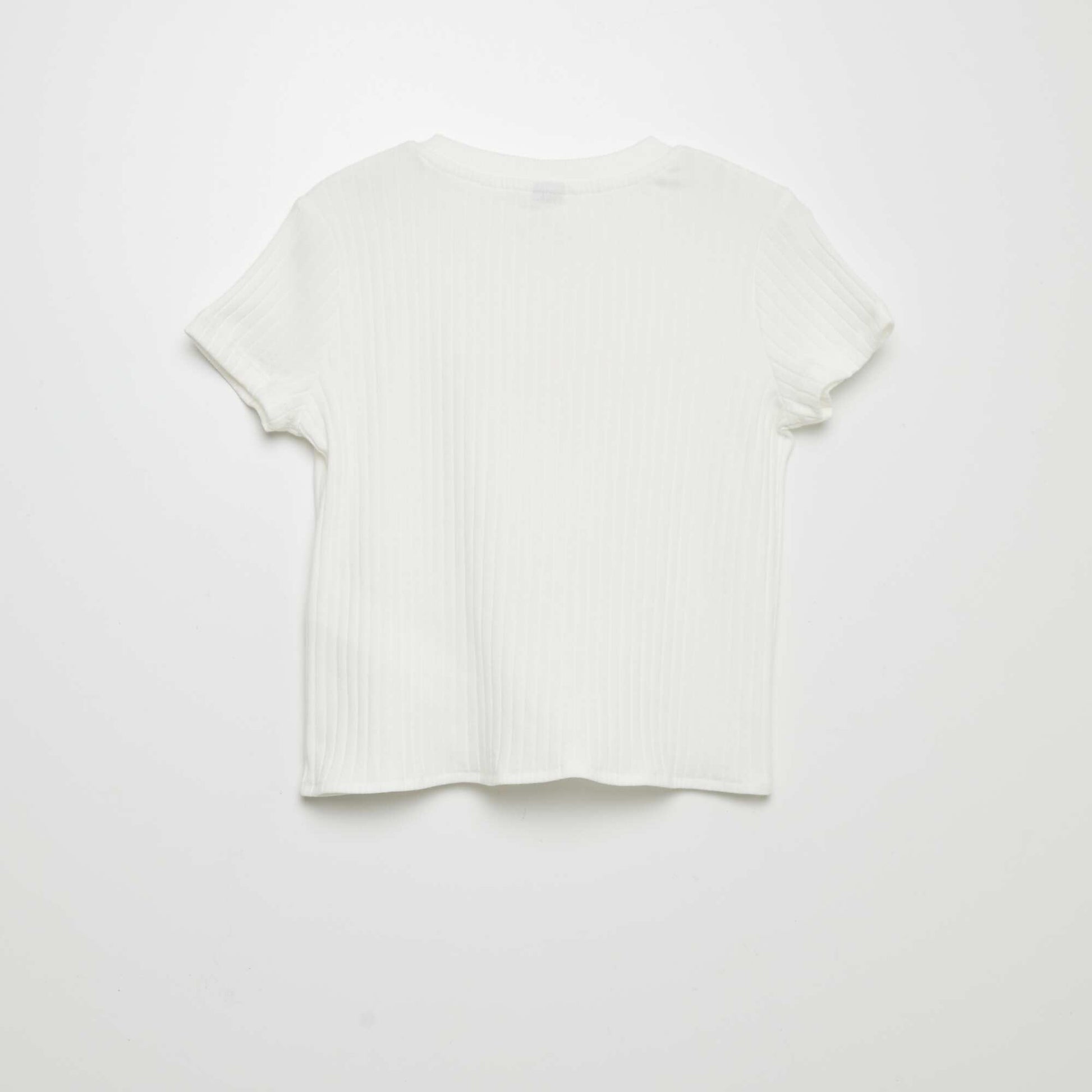 Tee-shirt c tel nouer la base Blanc