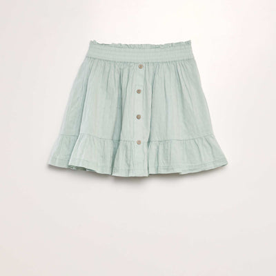 Jupe volant e bleu