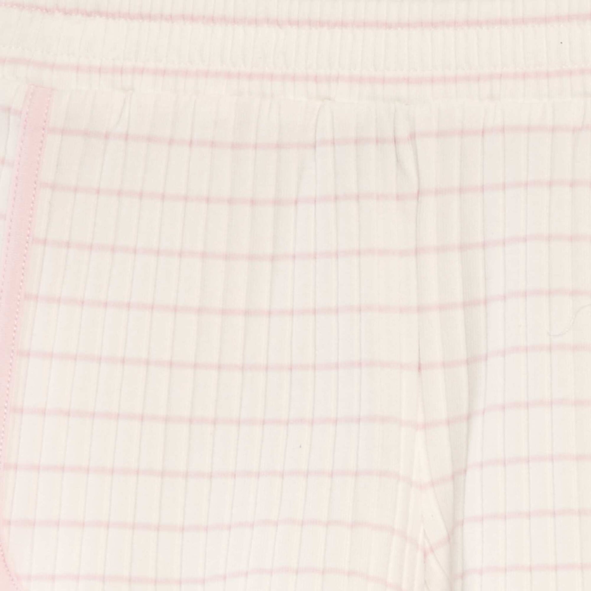 Short en maille c tel e rayures Rose