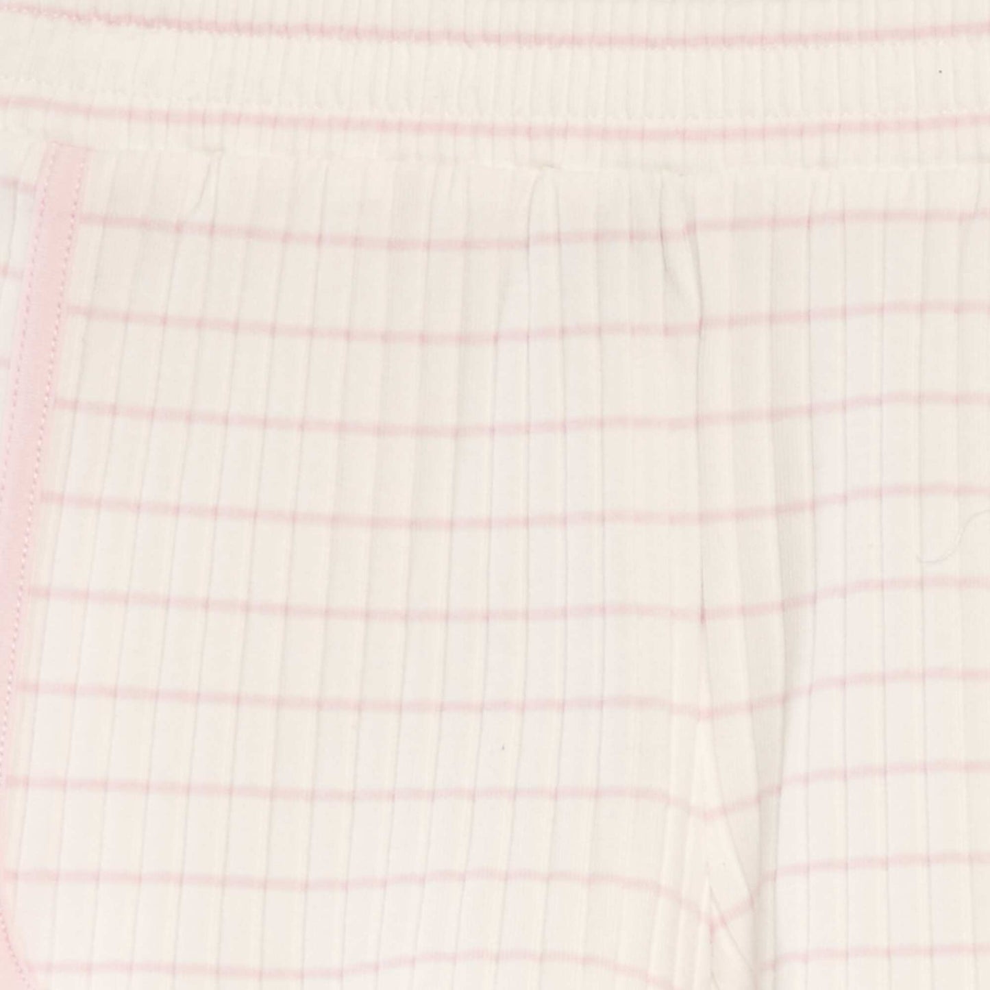 Short en maille c tel e rayures Rose