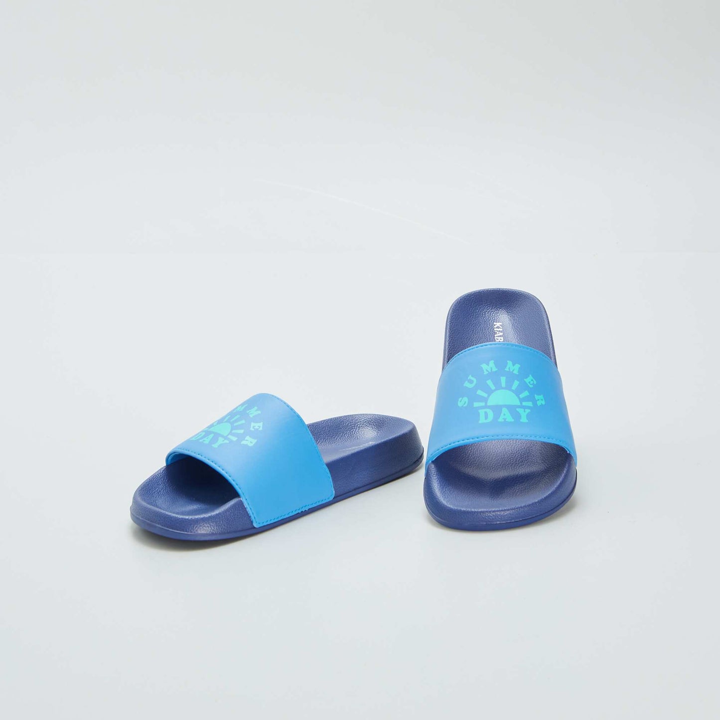 Claquettes de piscine fantaisies Bleu