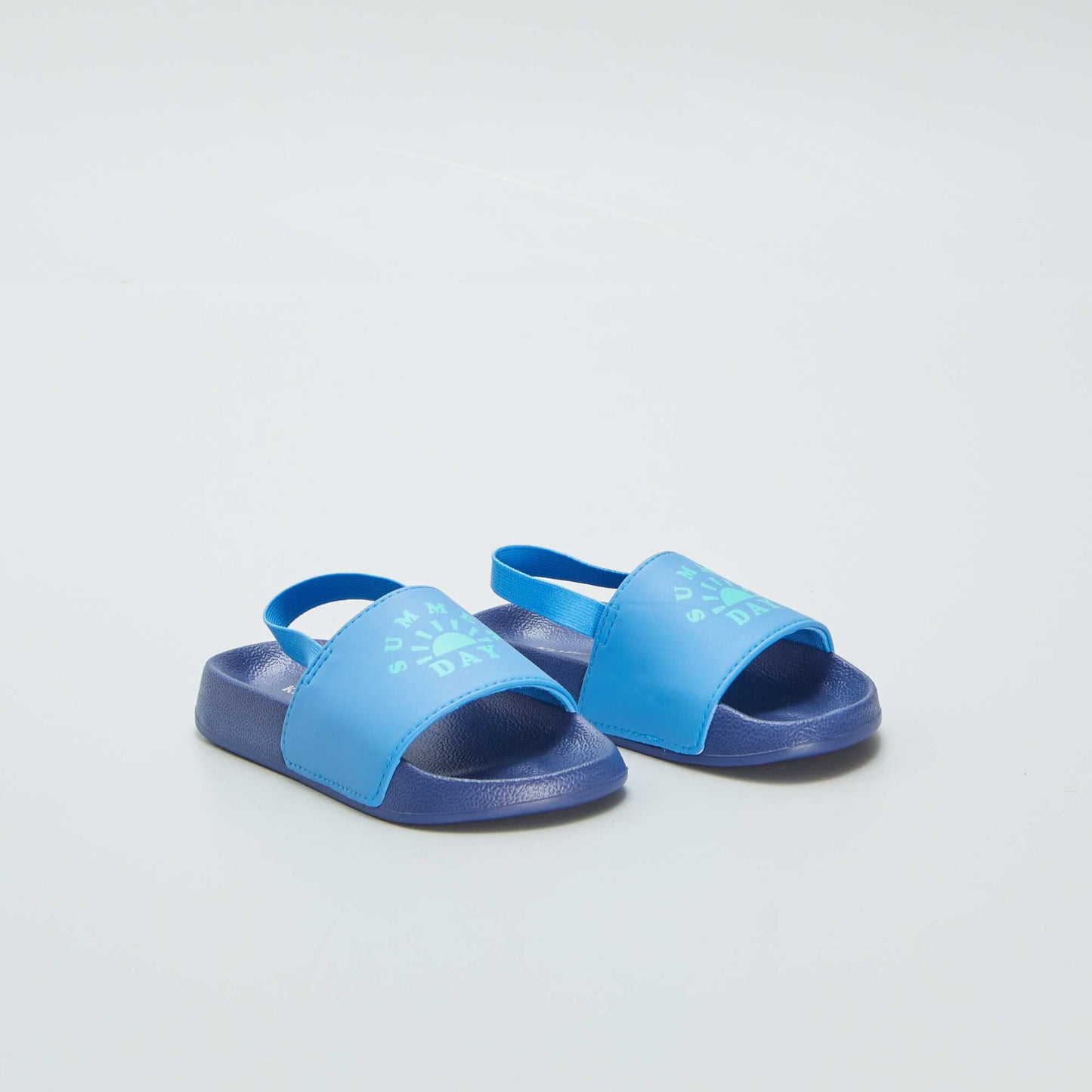 Claquettes de piscine fantaisies Bleu