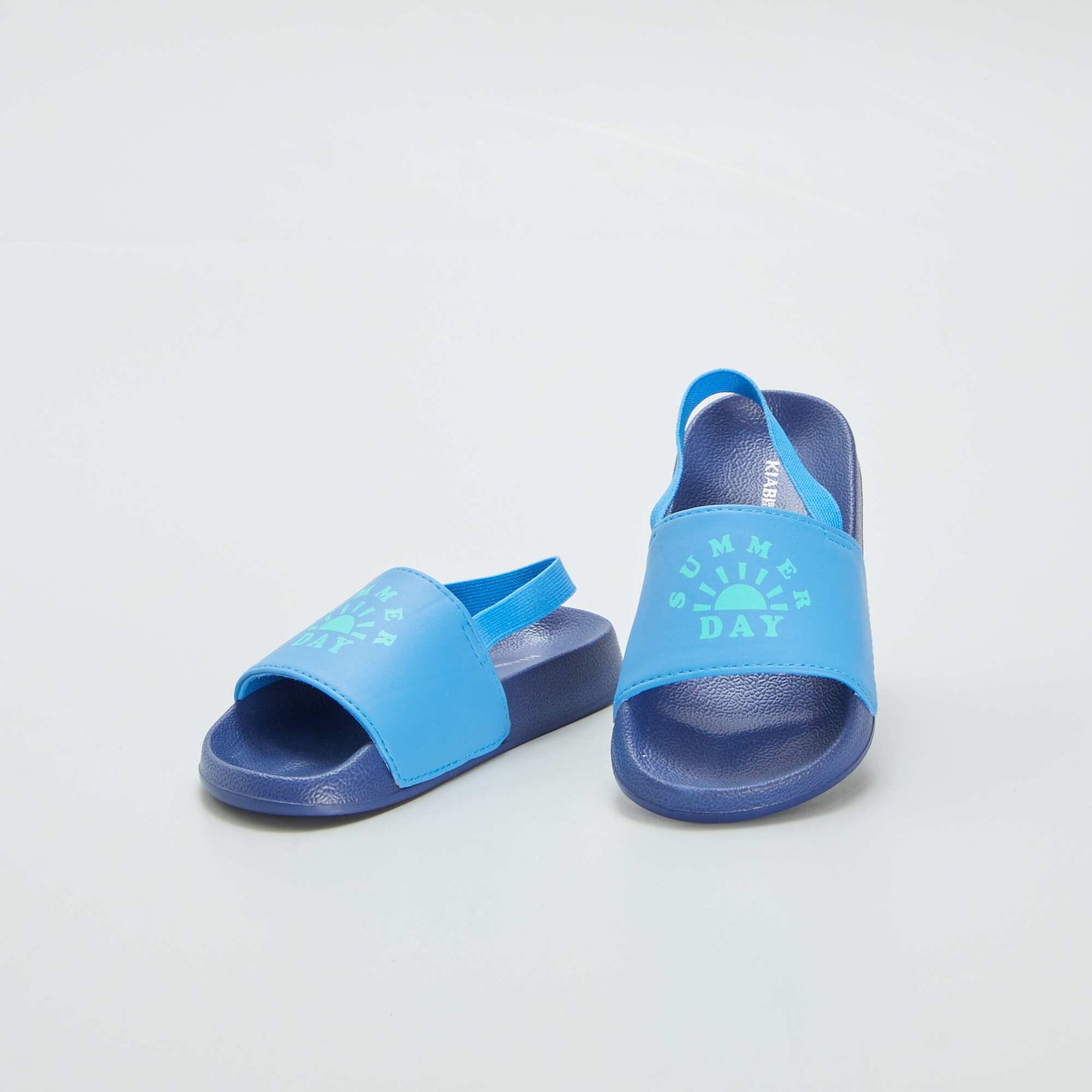 Claquettes de piscine fantaisies Bleu