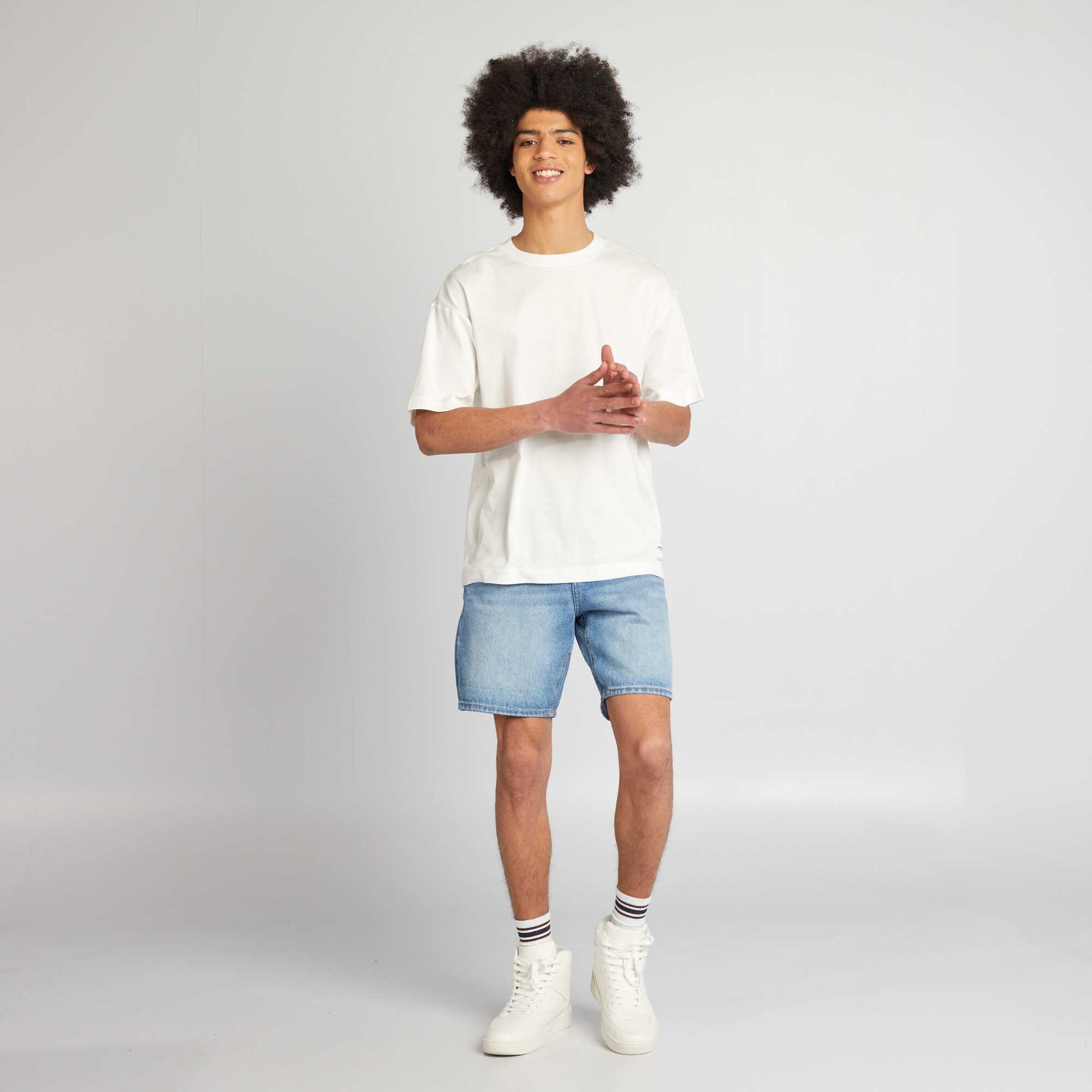 Short en jean Double stone