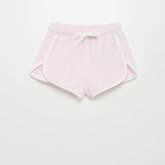 Short en  ponge Rose