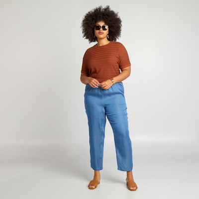 Pantalon l ger Bleu