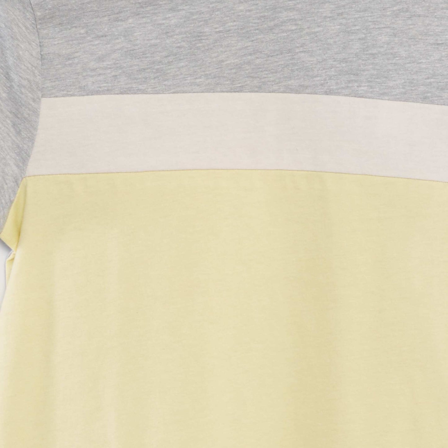 Tee-shirt colorblock Jaune