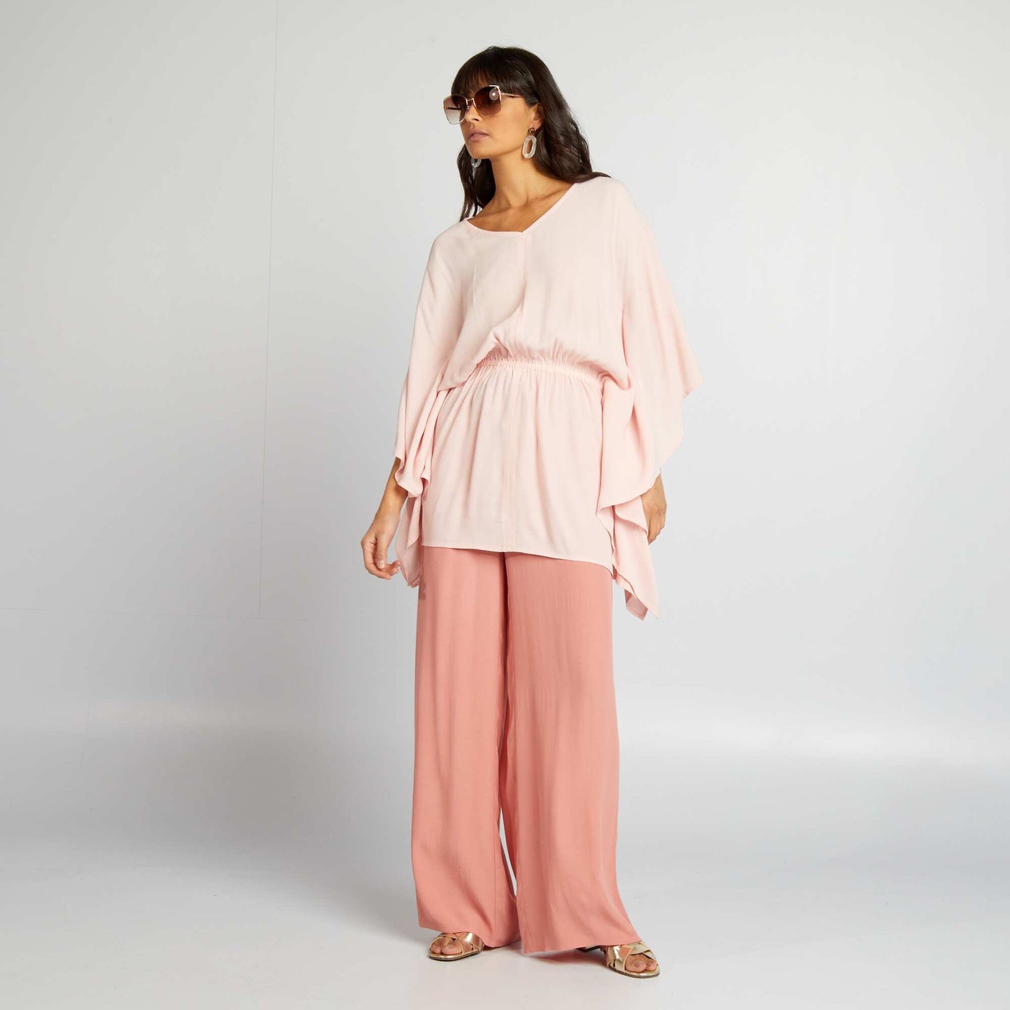 Blouse bohème Rose