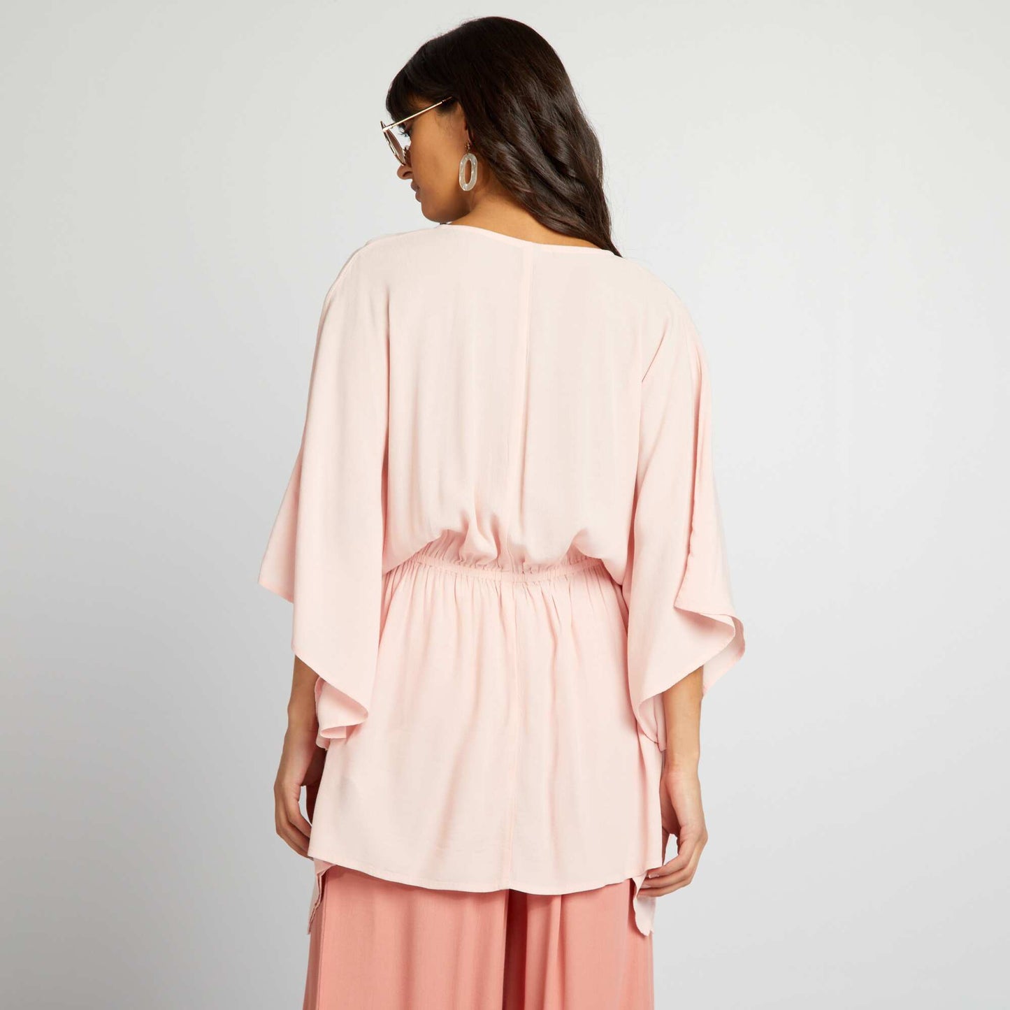 Blouse bohème Rose