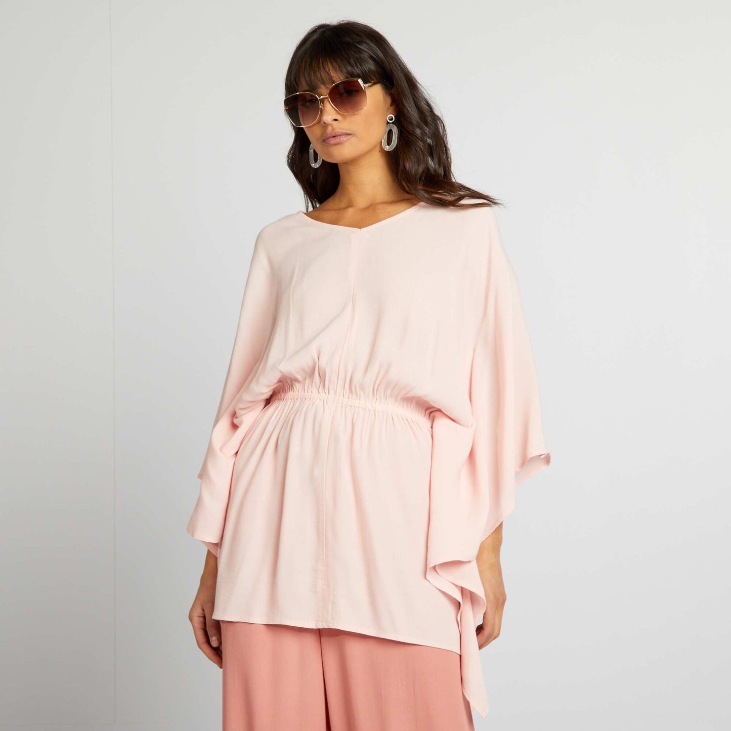 Blouse bohème Rose