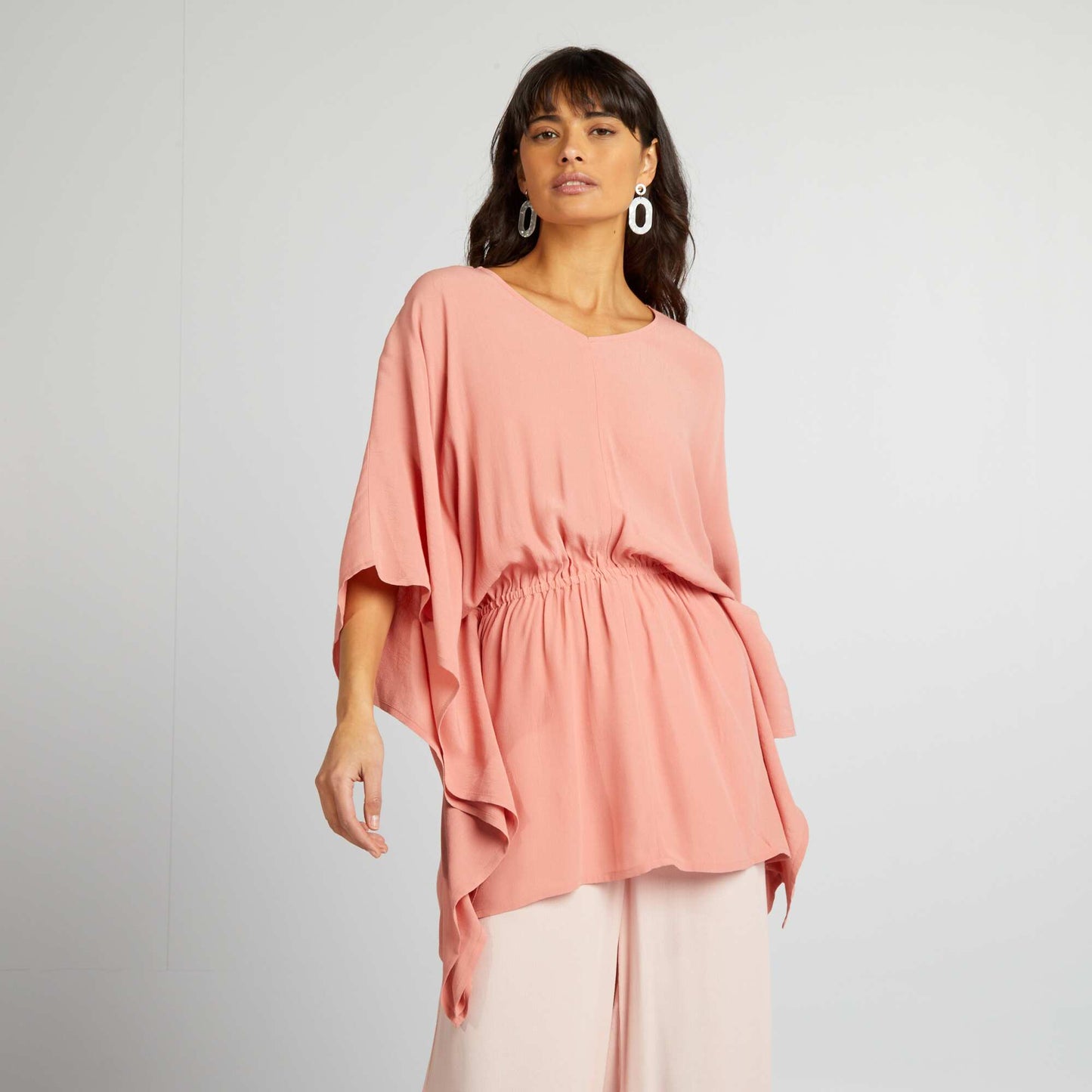 Blouse bohème Rose