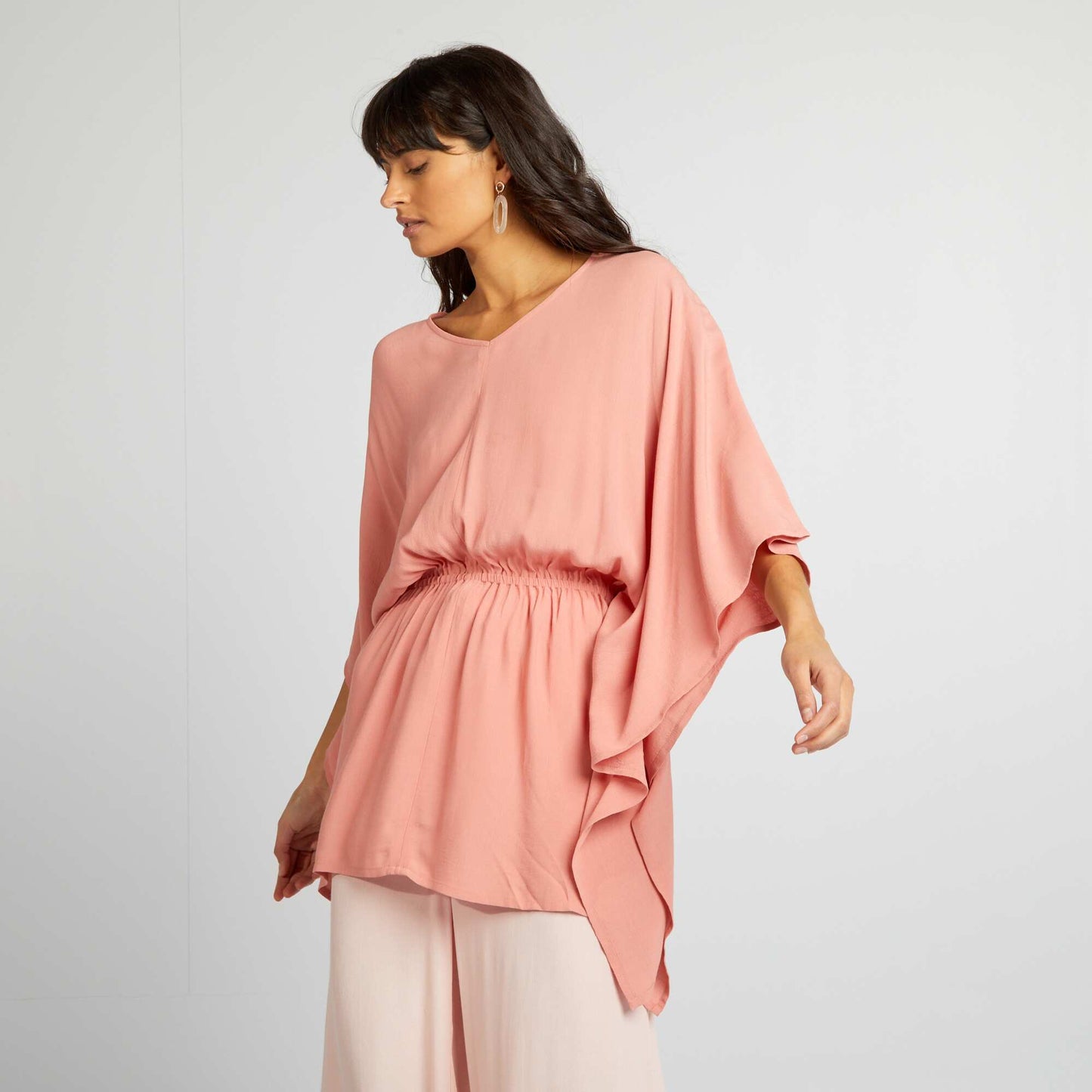 Blouse bohème Rose