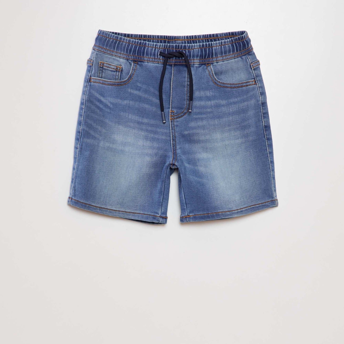 Bermuda en jean stretch Bleu