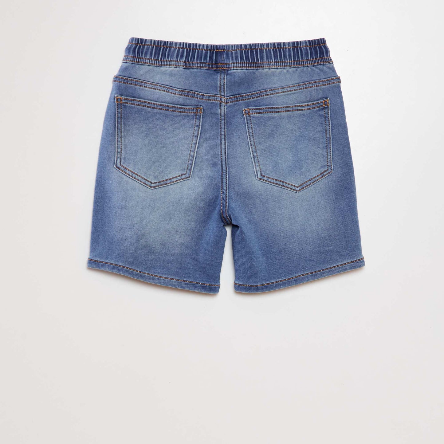 Bermuda en jean stretch Bleu