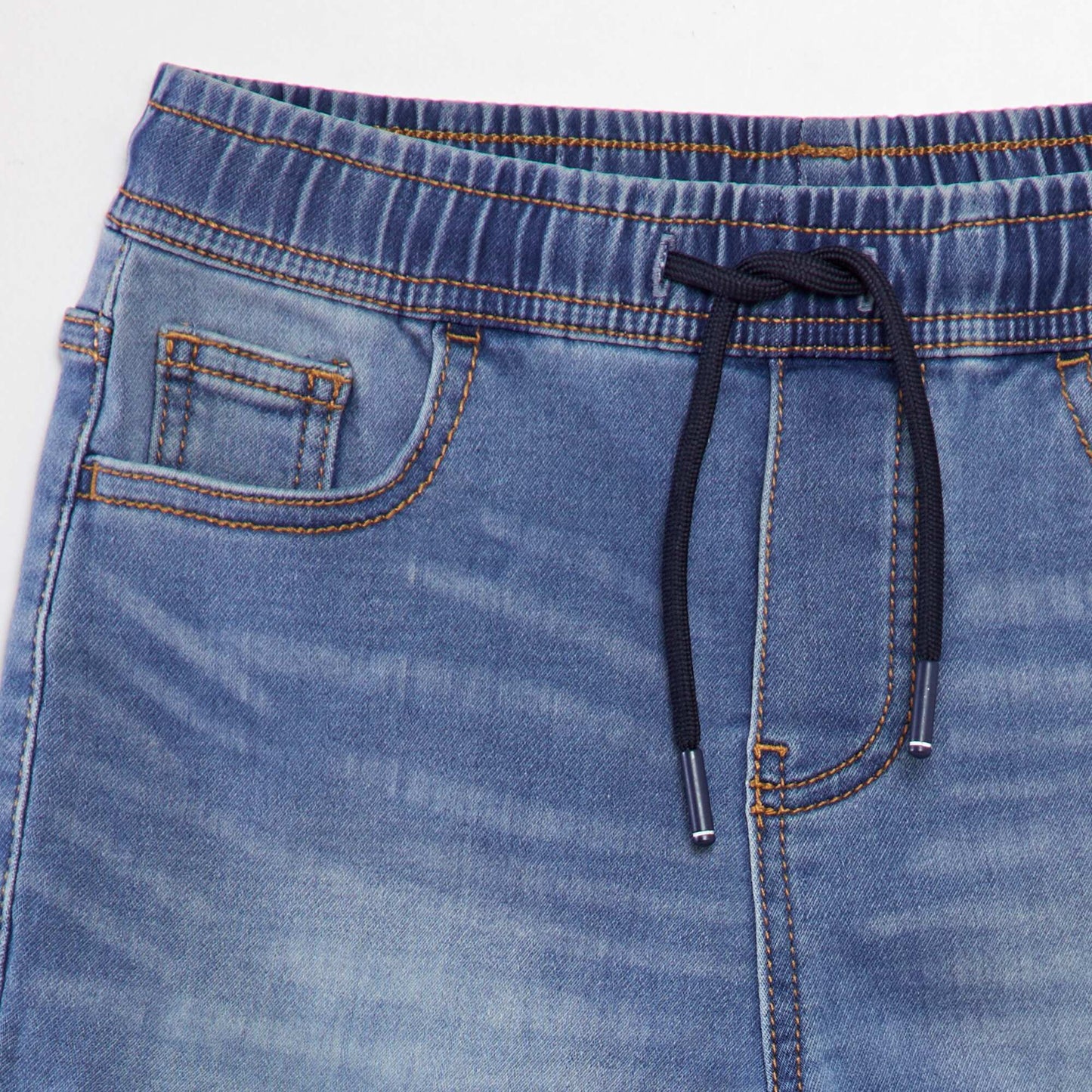 Bermuda en jean stretch Bleu