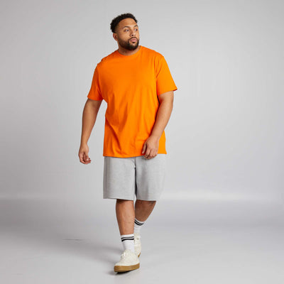 Bermuda fa on jogging en piqu Gris