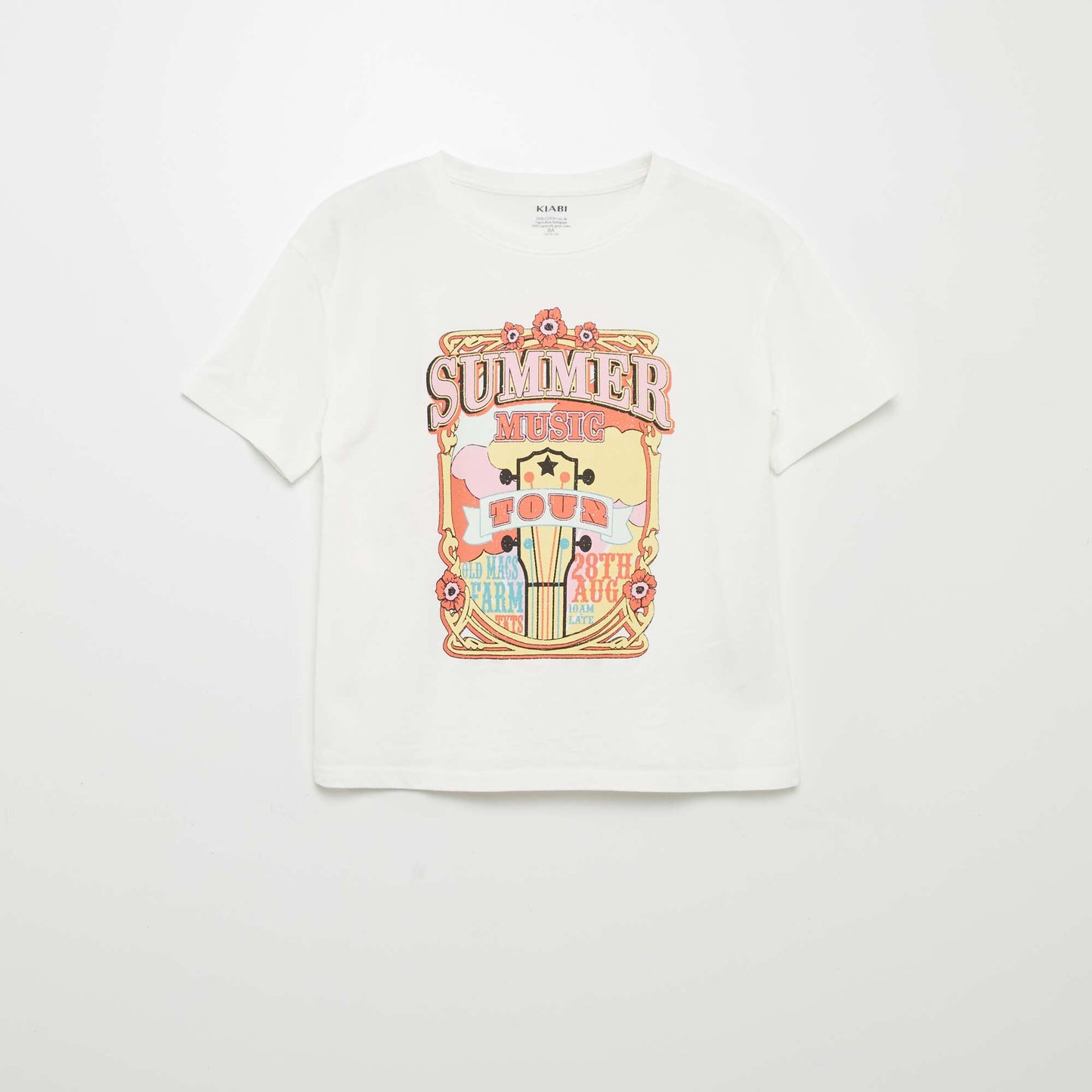 T-shirt imprimé Blanc