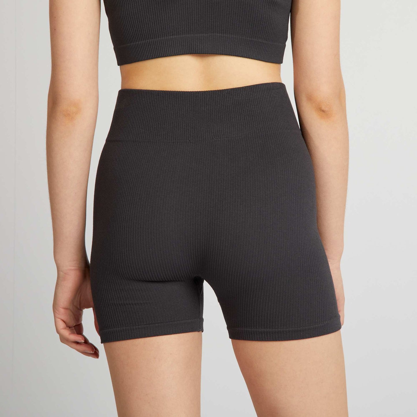 Short cycliste en maille c tel e Noir