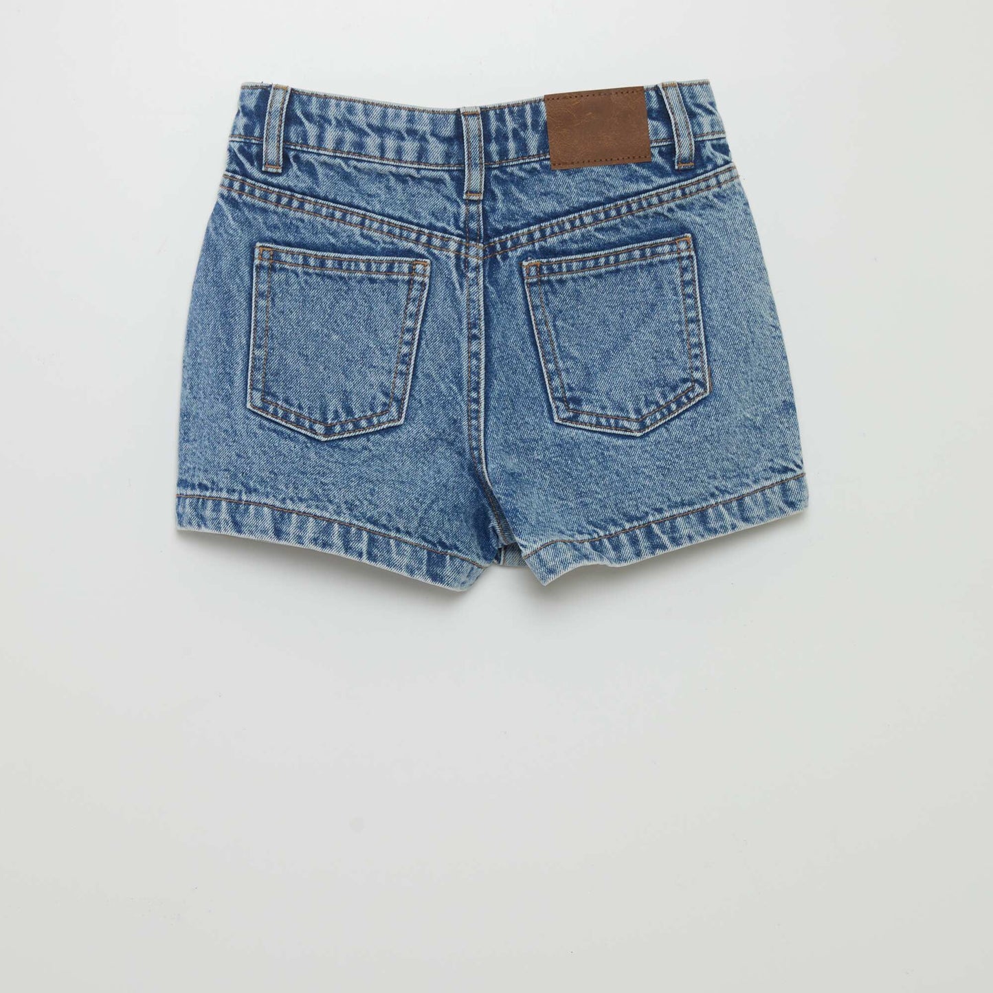 Jupe short en jean Bleu