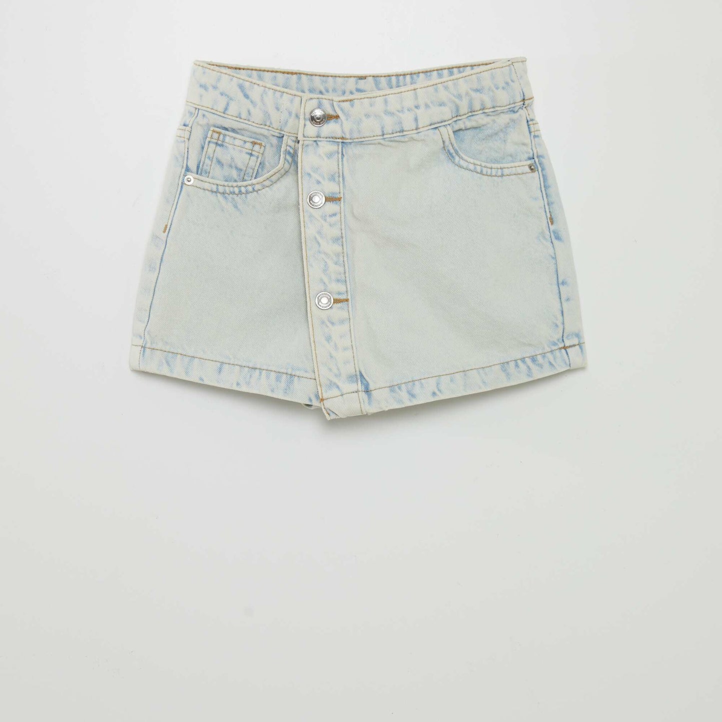 Jupe short en jean Bleu